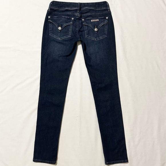 Hudson Collin Flap Skinny Jeans, Lowrise Dark Stretch Denim, Like New - 24 - Picture 9 of 16